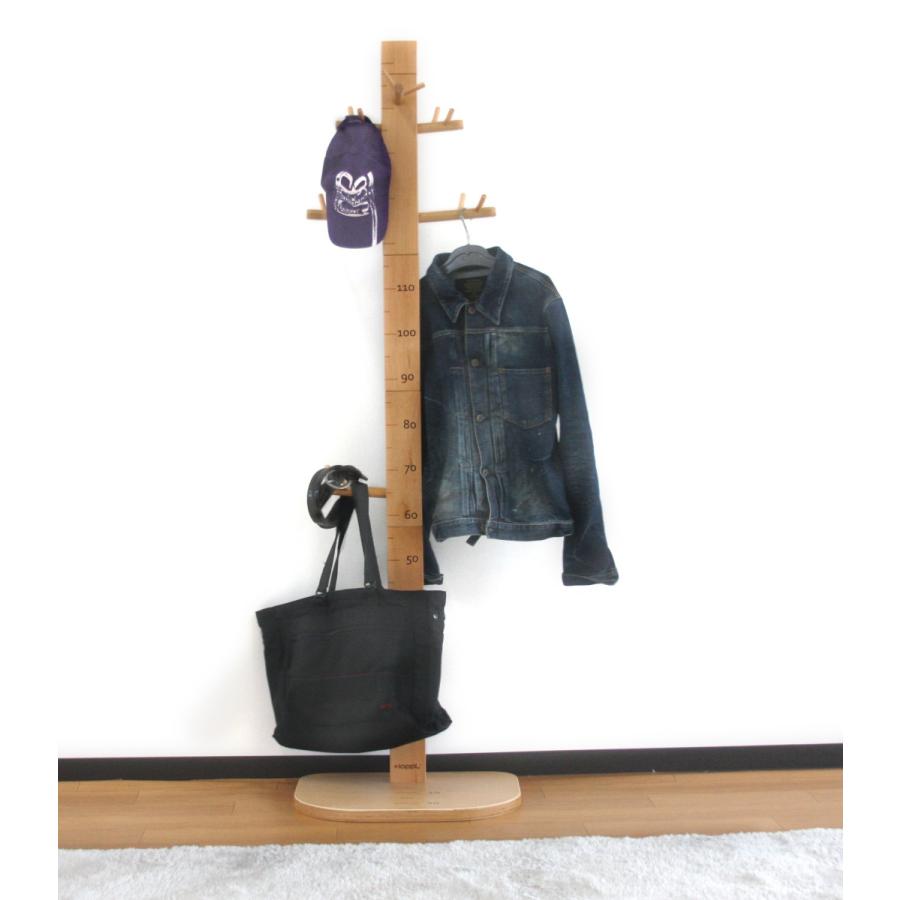 超激得，2025 ホップル ゲンキメーター ナチュラル 身長計 木製ポール