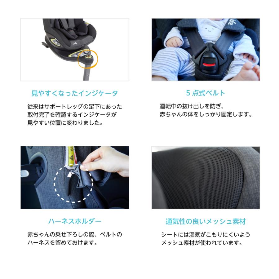 joie ジョイー アイアーク360° チャイルドシート ECE R129適合 isofix