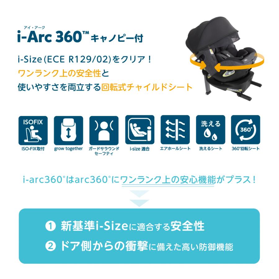 joie ジョイー アイアーク360° チャイルドシート ECE R129適合 isofix