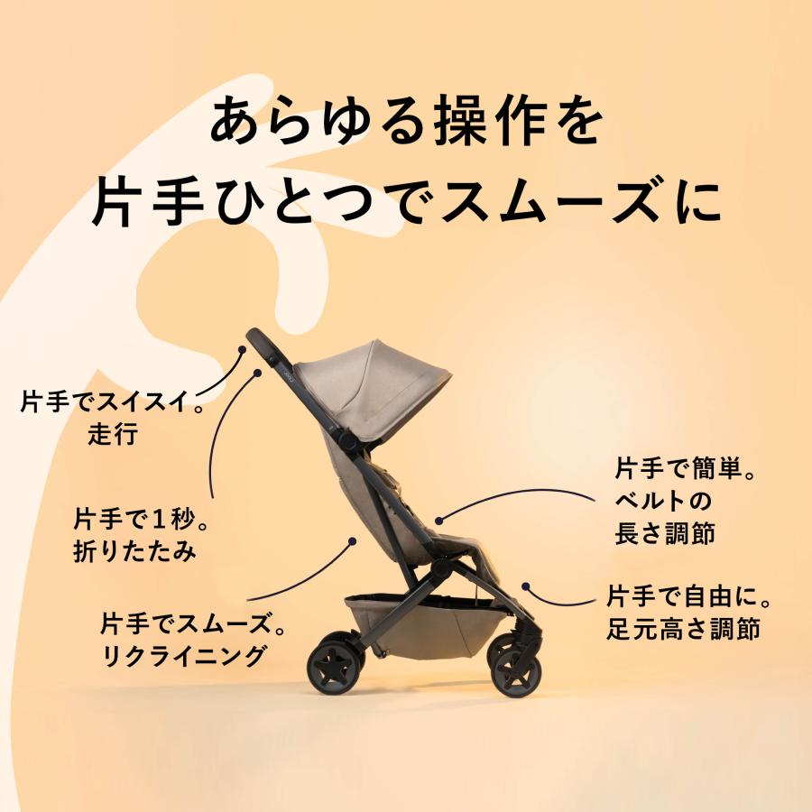 ジュールズ エア2 コンパクトモバイルストローラー JOOLZ Aer2 オランダ アムステルダム ベビーカー【メーカー10年保証】の画像