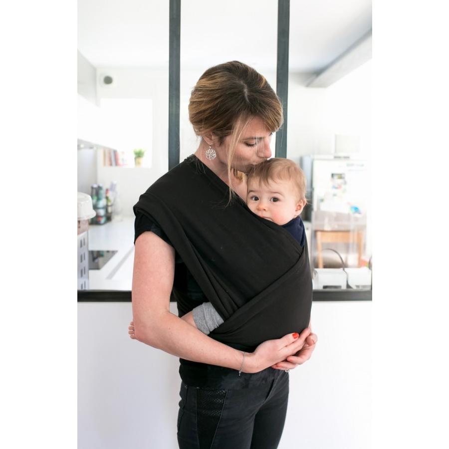 KET ブラック スリング抱っこひも スタジオ・ロメオ ブラック 抱っこ紐 スリング 新生児から Studio