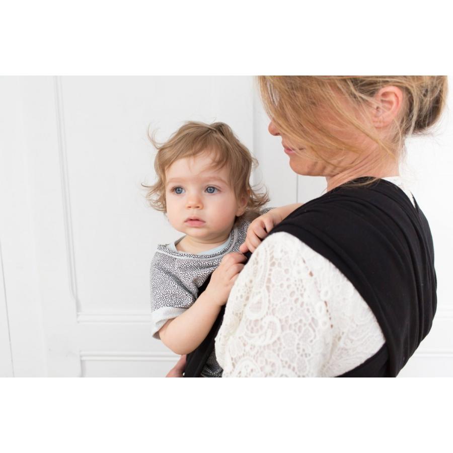 スタジオ・ロメオ ブラック 抱っこ紐 スリング 新生児から Studio