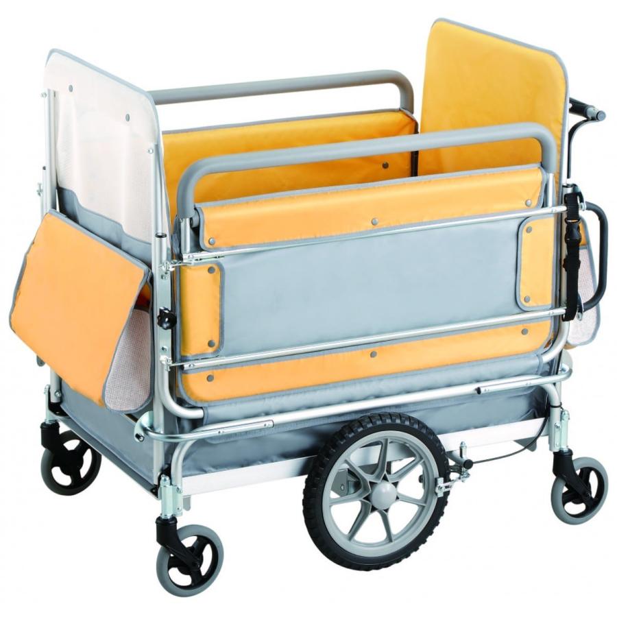 Off スワニーss 両開きタイプ ベビーカート 関東送料無料 納期２週間前後 五十畑工業swan避難車 お散歩カー Materialworldblog Com