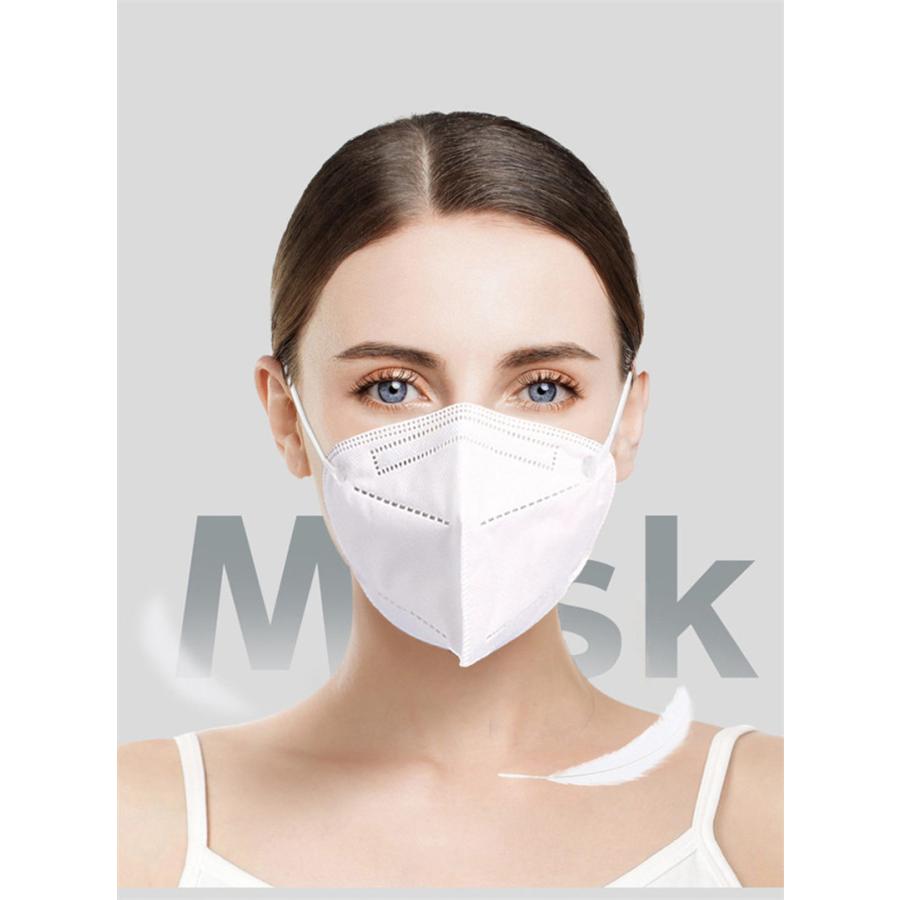 送料無料 KN95マスク 100枚 5層構造 立体型 カラー防塵マスク PM2.5対応 ワイヤー調整可 使い捨て 飛沫対策 不織布 フィット 耳が痛くならない｜monrose｜08