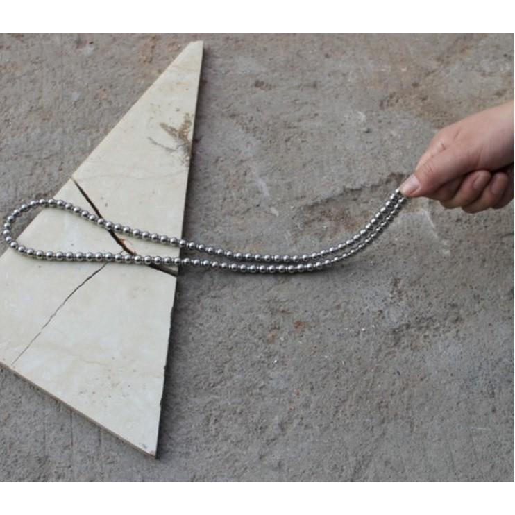 Monshop 数珠 ネックレス ステンレス ファッション 護身用 自己防衛 銀 Mon 16 Monshop1号店 通販 Yahoo ショッピング