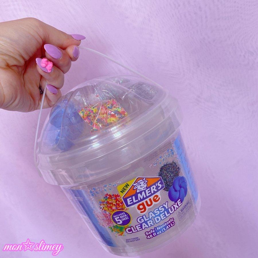 ELMER'S gue エルマーズスライム グラッシークリアデラックス 48ozの大