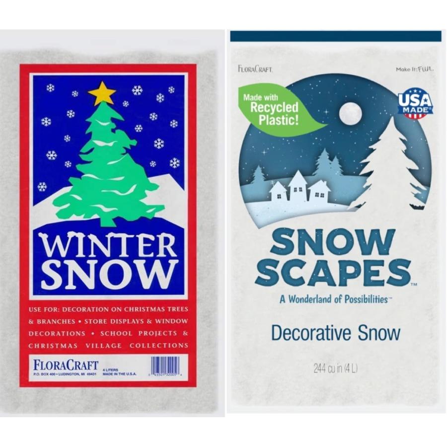 プラスチックスノー ハードタイプ slime プラスチックスノー ハードタイプ 4リットル FloraClaft WinterSnow