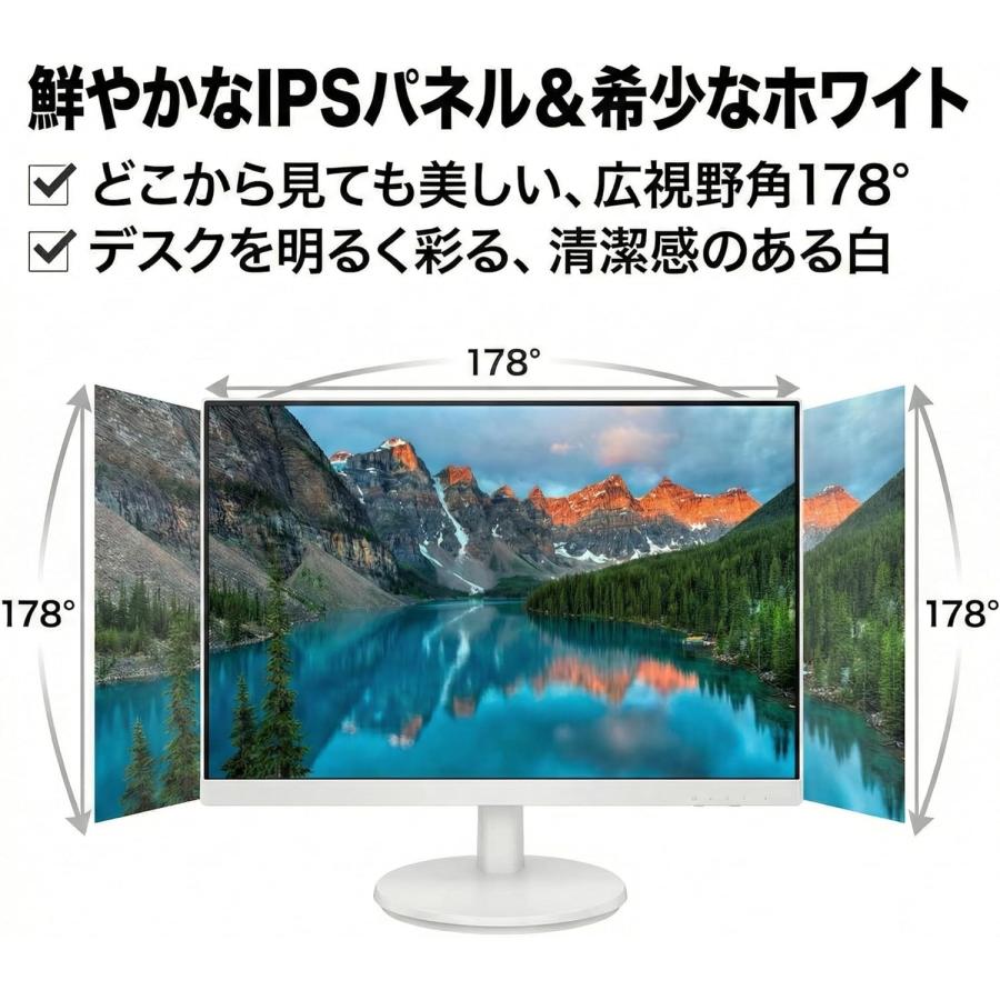 整備済み品】液晶モニター 21.5インチ フルHD (1920x1080) IPSパネル