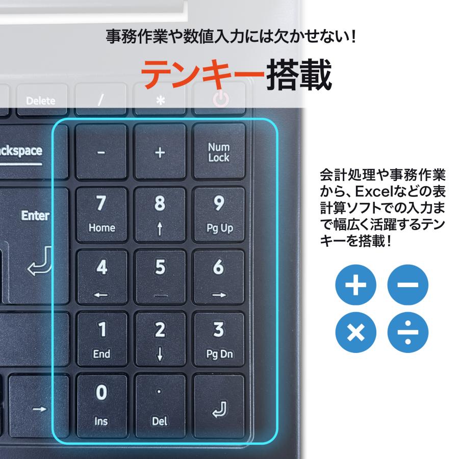 ☆15.6インチ 大画面！富士通ノート☆テンキーつき☆その④製造番号 
