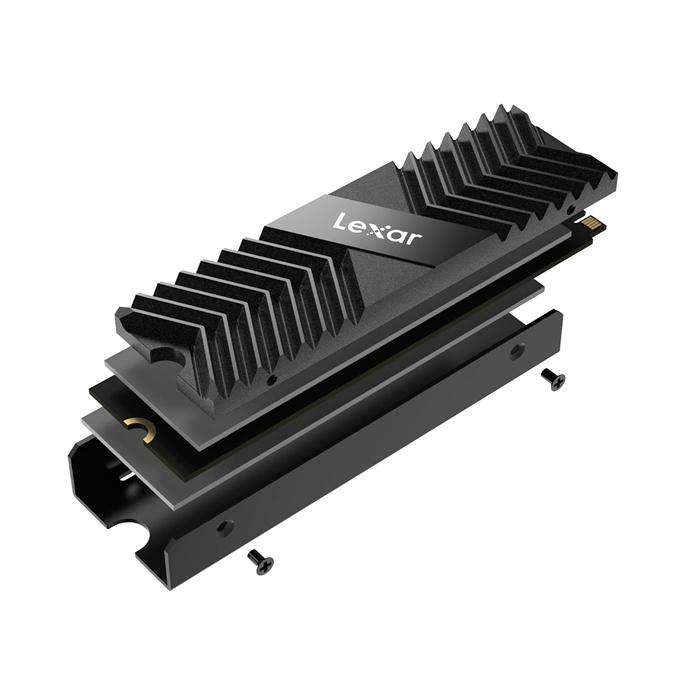 Lexar SSD PCIe Gen4x4 M.2 NVMe 2280 放熱対策 Lexar（レキサー） Lexar M.2 2280mm SSD両面ヒートシンク PC / PS5用
