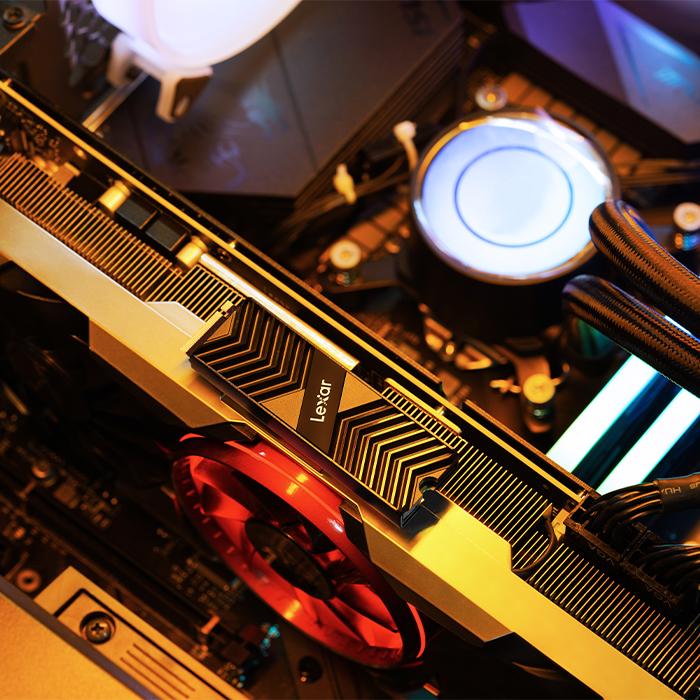 Lexar（レキサー） Lexar M.2 2280mm SSD両面ヒートシンク PC / PS5用