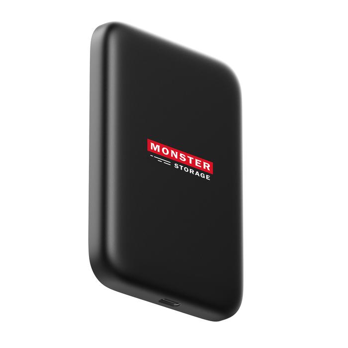 Monster Storage マグネット式 ポータブルSSD 512GB 1cmスリムボディー