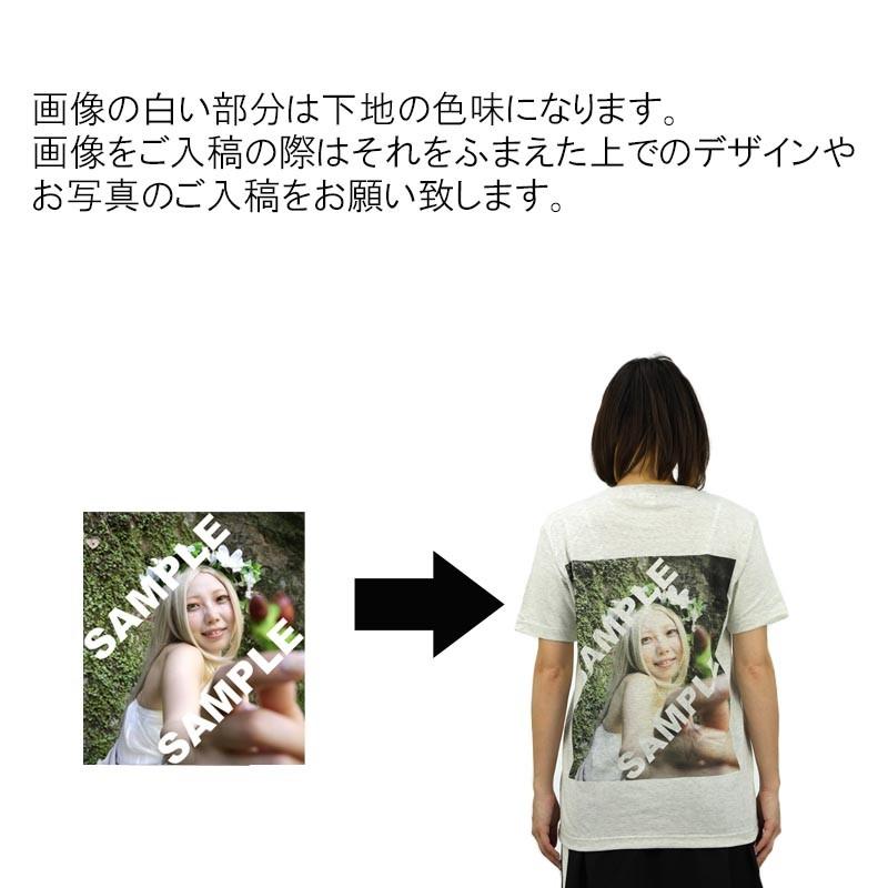 オリジナル写真プリントTシャツ作成 S/M オートミール 5.0oz(5401) 1