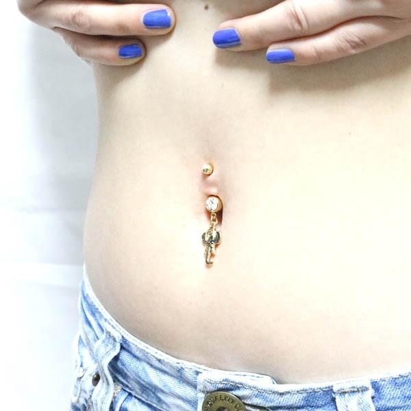 ゆりちゃんページ✧希少ブルーアンバー＆超希少アフガナイトのピアスチャーム ボディピアス 14G ガネーシャチャーム バナナバーベル(1.6mm) BP-BB64