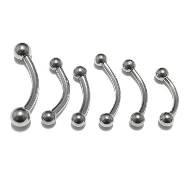 スタンダードカーブドバーベル 16G(1.2mm)/シャフト8mm〜12mm BPEB