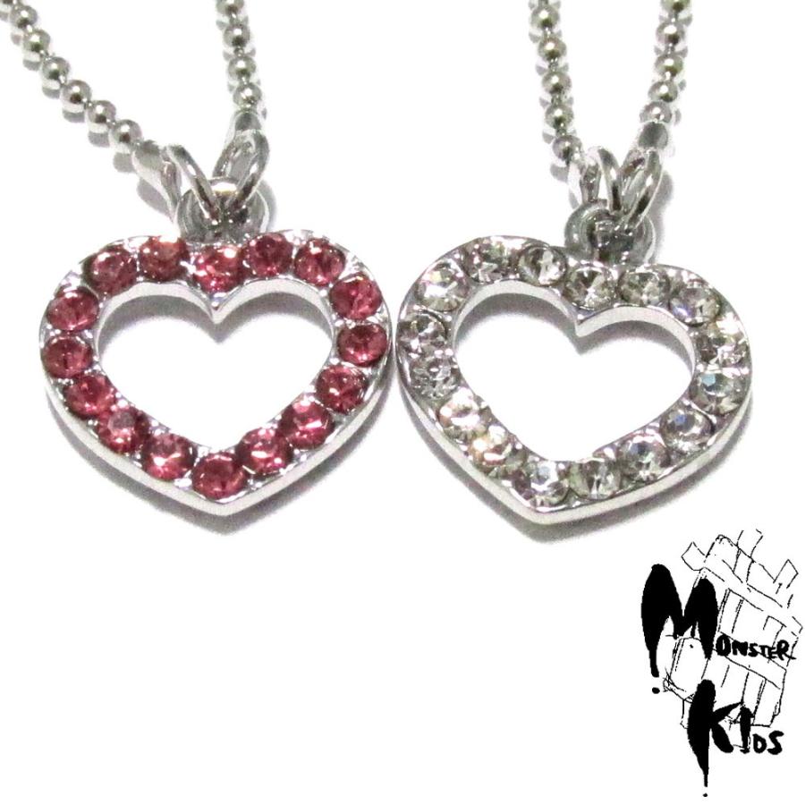 ボディピアス 14G ジュエルハート チェーンハンガー ニップルバーベル