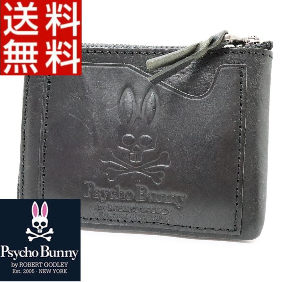 サイコバニー　Psycho Bunny コードバン　本革財布 折り財布 小物 メンズ 海外最新