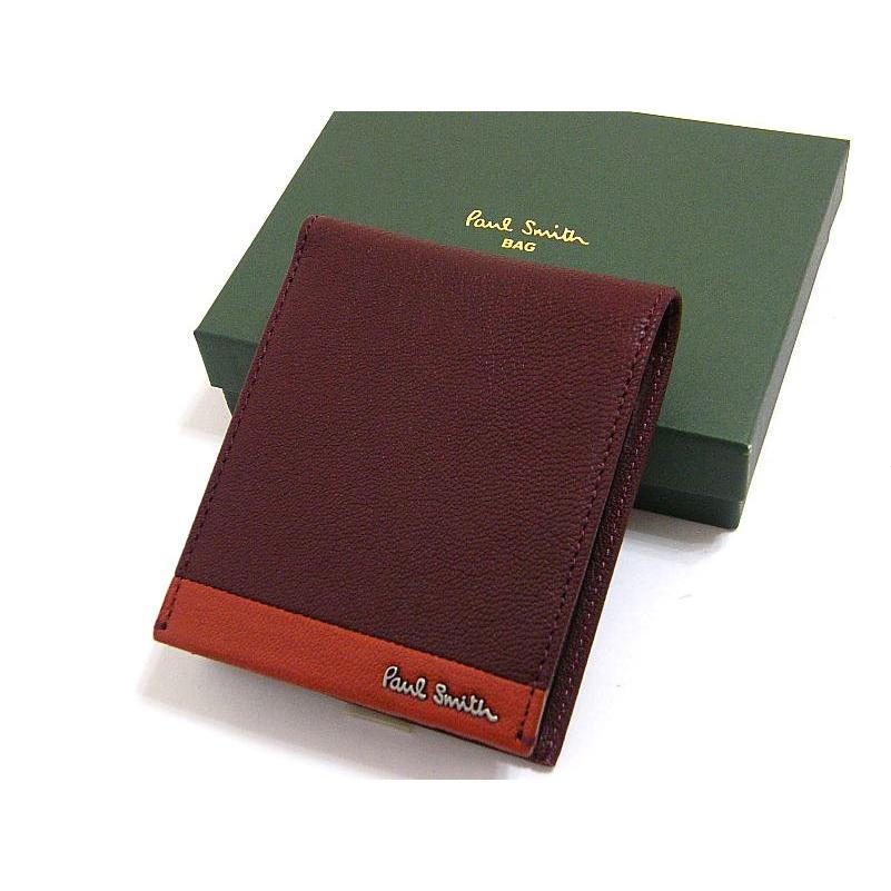 ポールスミス Paul Smith 財布 ２つ折り 牛革 レザー 正規品 新品 箱付き 送料無料 PS1044｜monstyle