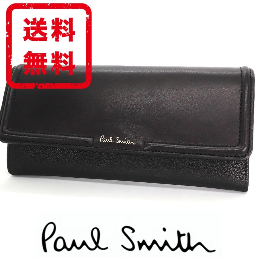 ポールスミス Paul Smith 長財布 ボンベフラップサッチェル 牛革 山羊革 レザー 正規品 新品 送料無料 PS2027｜monstyle