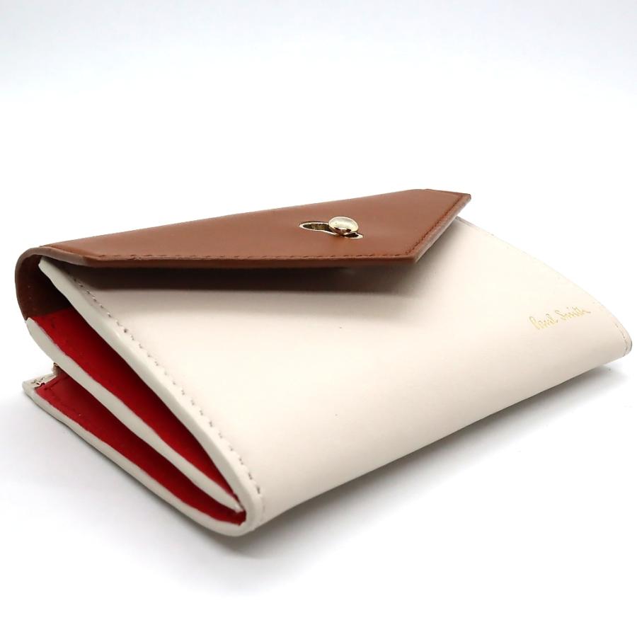 ポールスミス Paul Smith ミニ財布 キーホール エンベロープ 牛革 