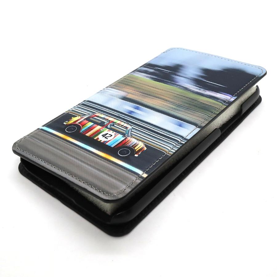 新品 ポールスミス iPhoneケース手帳型 iPhone11 レーシングミニ