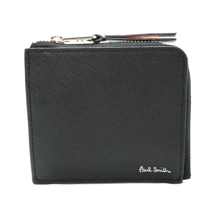 ポールスミス Paul Smith 二つ折り財布 ブライトストライププラー L字 
