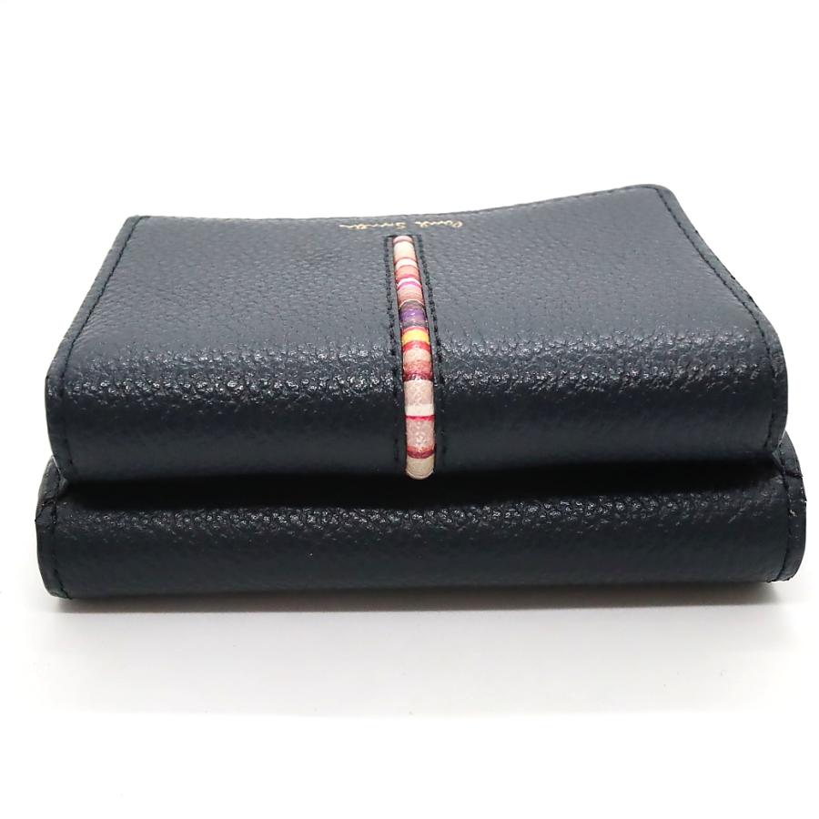 ポールスミス Paul Smith 財布 3つ折り インセット マルチストライプ 