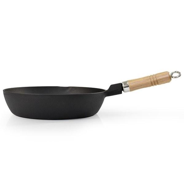 NHK美と若さの新常識で紹介されました 南部鉄器 木柄付きフライパン 大
