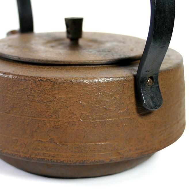 南部鉄器 南部鉄瓶 IH対応 直火対応 広口 1.5L 錆色 サビ色 IRON