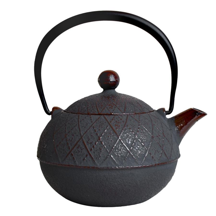 南部鉄器 南部鉄瓶 急須『アーガイル』 0.6L 日本製 茶瓶 南部小鉄瓶