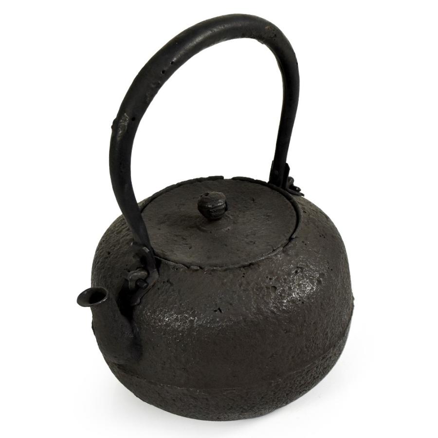 昭和レトロ真形羽釜南部鉄瓶 真形羽釜形鉄瓶 南部鉄器 及富製 紙箱 : 茶道具商 越中屋 - 通販
