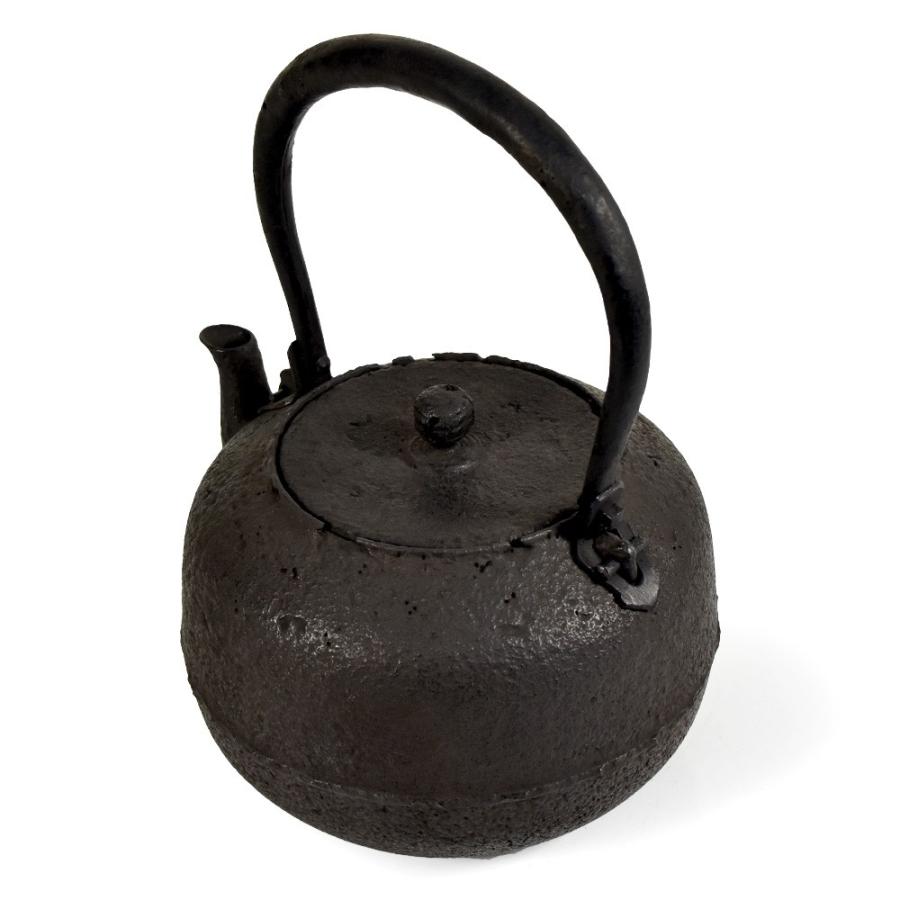 南部鉄器 桐箱入り 小泉仁左衛門作 姥口宝珠形 鉄瓶 1.9L IH対応 直火
