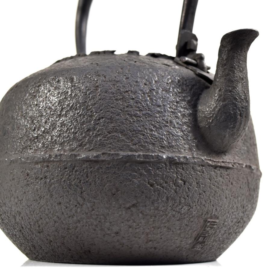 南部鉄器 桐箱入り 小泉仁左衛門作 姥口宝珠形 鉄瓶 1.9L IH対応 直火