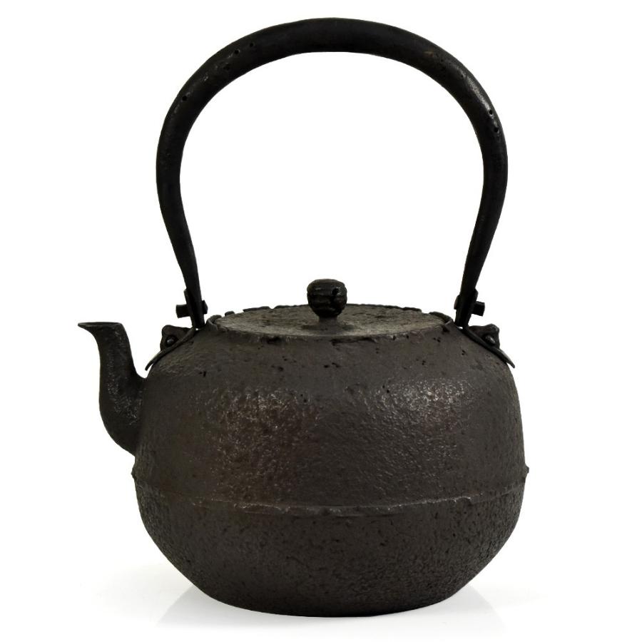 南部鉄器 桐箱入り 小泉仁左衛門作 姥口宝珠形 鉄瓶 1.9L IH対応