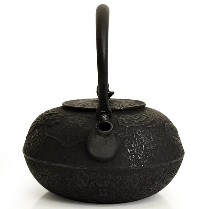 南部鉄器 南部鉄瓶 IH対応 直火対応 雲龍 1.3L 錆色 黒 サビ色 IRON