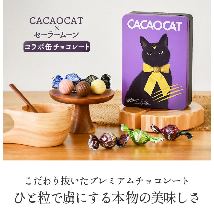 数量限定 CACAOCAT 美少女戦士セーラームーン コラボ缶 チョコレート