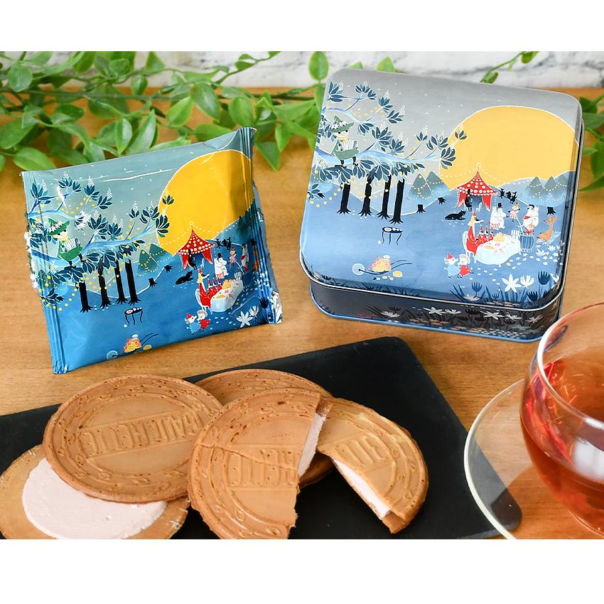 MOOMIN ムーミン クリームサンドゴーフレット 缶入り ゴーフレット