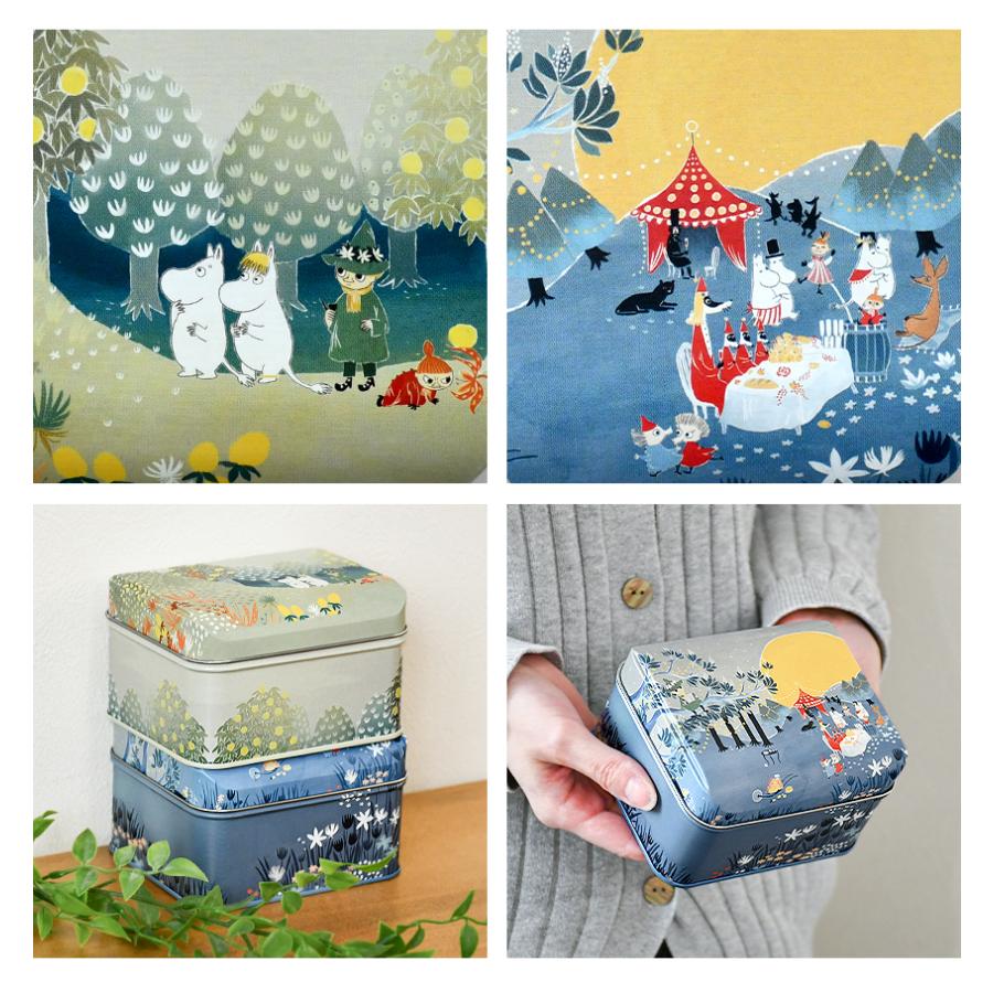 MOOMIN ムーミン クリームサンドゴーフレット 缶入り ゴーフレット