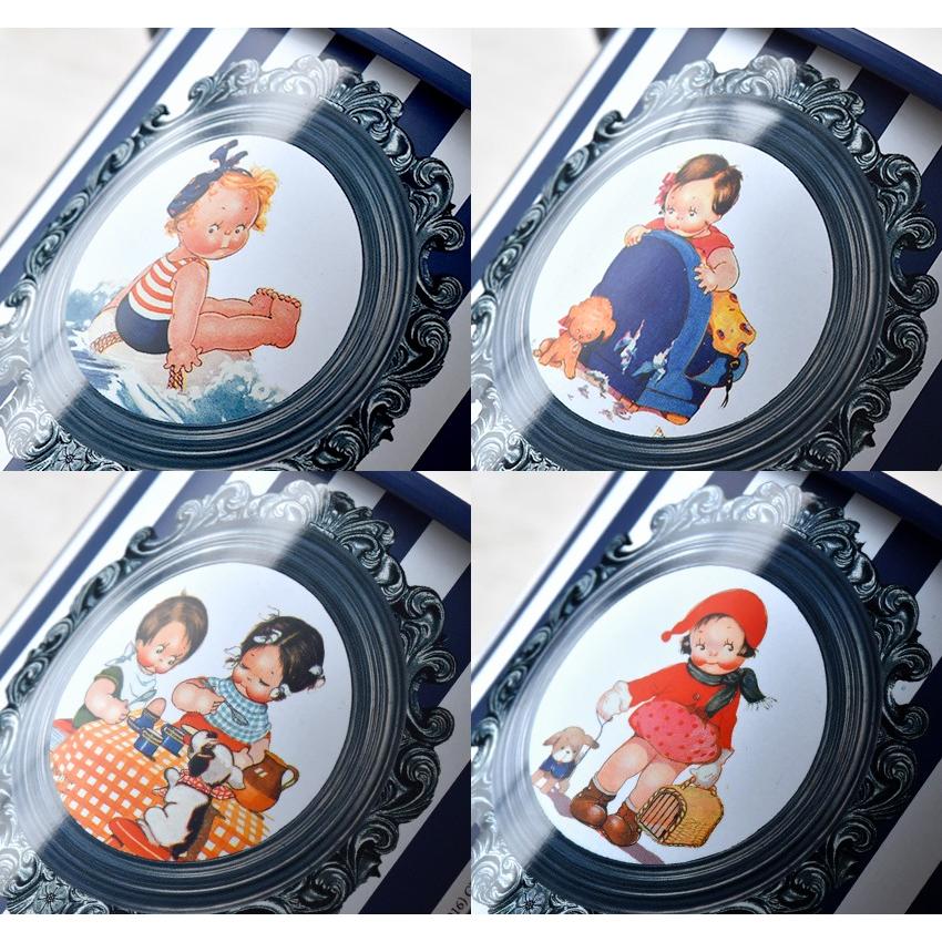 ラ・トリニテーヌ マーベルルーシー バレル缶 クッキー缶 レトロキッズ