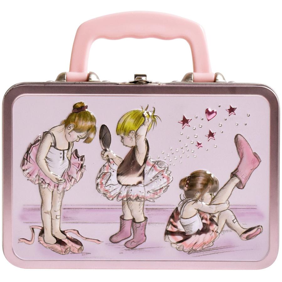 チャーチル バレリーナトランク缶 クッキー 缶入り バレエ バッグ型