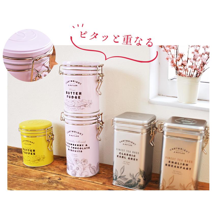 カートライト&バトラー ティン缶入り クッキー キャニスター缶 カートライト&バトラー ティン缶入り クッキー キャニスター缶