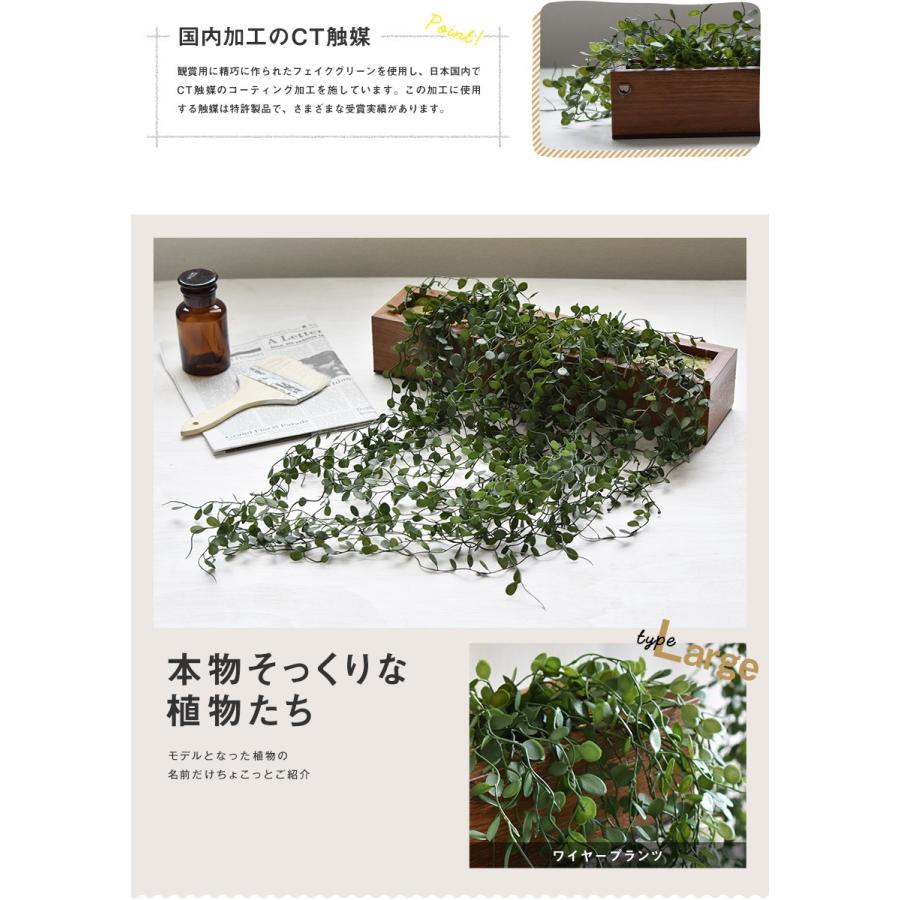 CT触媒 コンテナ大 ワイヤープランツ フェイクグリーン おしゃれ