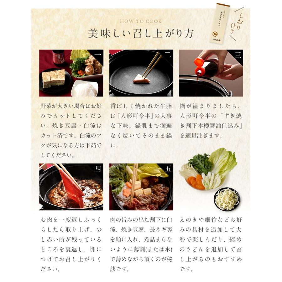 人形町今半 黒毛和牛すき焼きセット 約2人前 野菜付き 割下付き 化粧箱入り 送料無料  A5  肩 モモ肉 赤身 スライス ギフト 贈答品  父の日 IH-YN10SETの画像