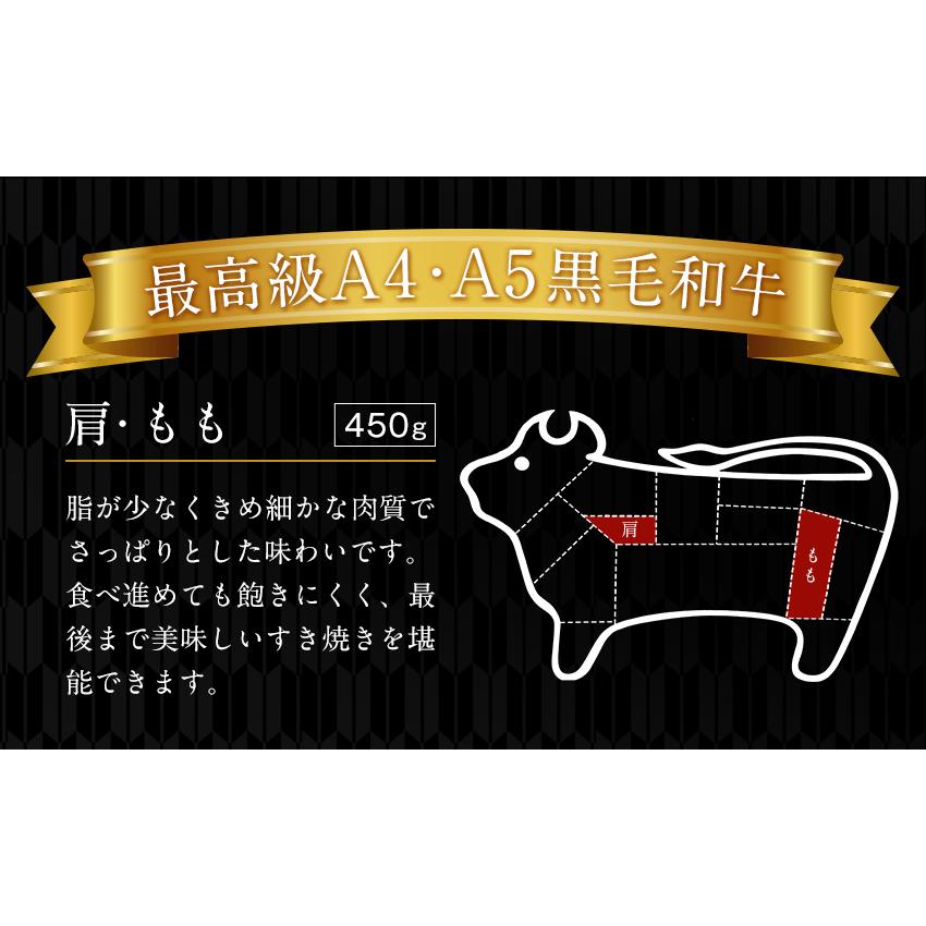 人形町今半 黒毛和牛すき焼きセット 約2人前 野菜付き 割下付き 化粧箱入り 送料無料  A5  肩 モモ肉 赤身 スライス ギフト 贈答品  父の日 IH-YN10SETの画像