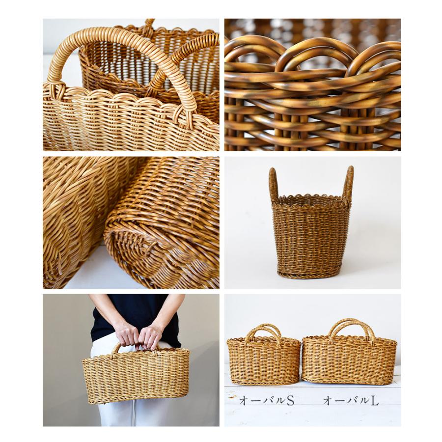 レトロ＊ラタン＊飴色＊籠セット レトロ＊ラタン＊飴色＊籠セット