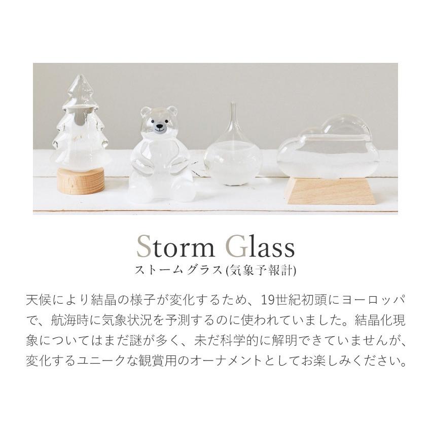 ストームグラス クラウド 天気予報 結晶 天候 雲型 科学雑貨 気象予報