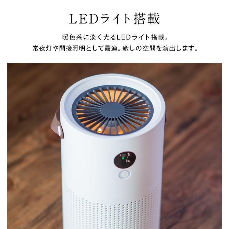 空気清浄機 ポータブル 小型 ハンドル付き マイナスイオン HEPA