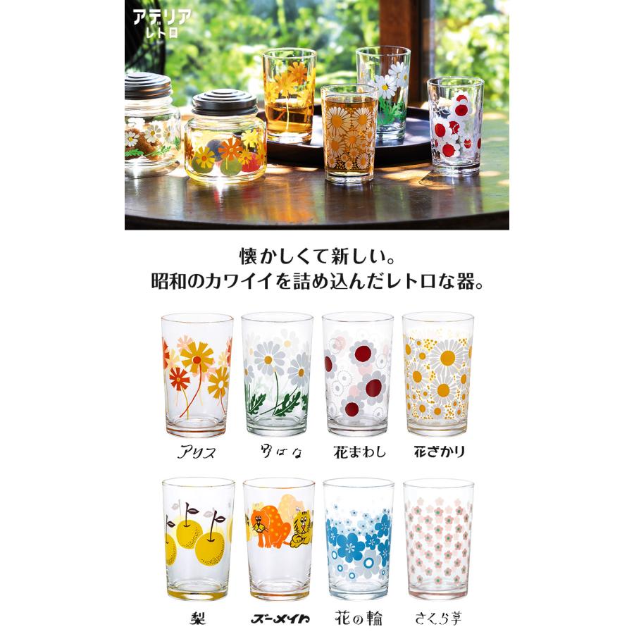 ADERIA 復刻版 アデリアレトロ 中コップ 200ml おしゃれ かわいい 日本