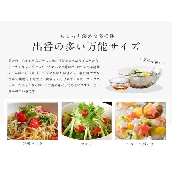 津軽びいどろ NEBUTA 多様鉢 19cm 日本製 伝統工芸品 ねぶた 大皿 大鉢