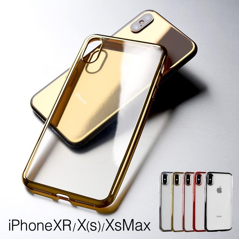 メタルフレーム iPhoneケース iPhoneXsMax iPhoneXR iPhoneXs クリアケース サイドカラー ソフトケース TPU アルミ iPhoneカバー 透明 薄型 軽量 PT723 :PT723-B-:MONTAGNE.!店 通販 iPhone 11ProMax ケース クリア TPU ソフト 超薄型